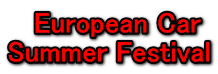 European Car  Summer Festival